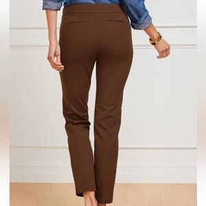 Talbots Chatham Ankle Pant Burgundy -Size 2